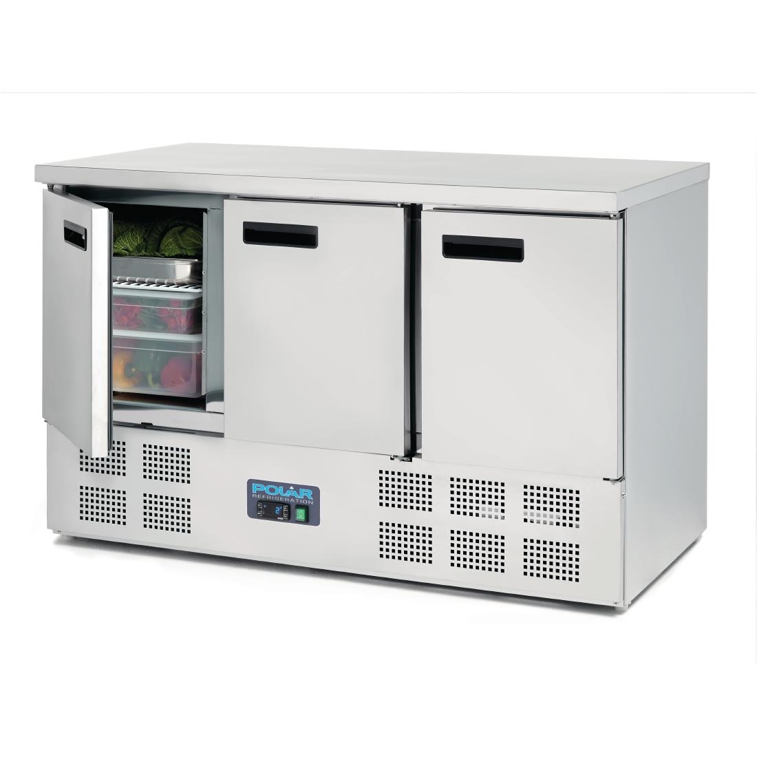 Polar G-Series Triple Door Counter Fridge - 368Ltr - Image 10