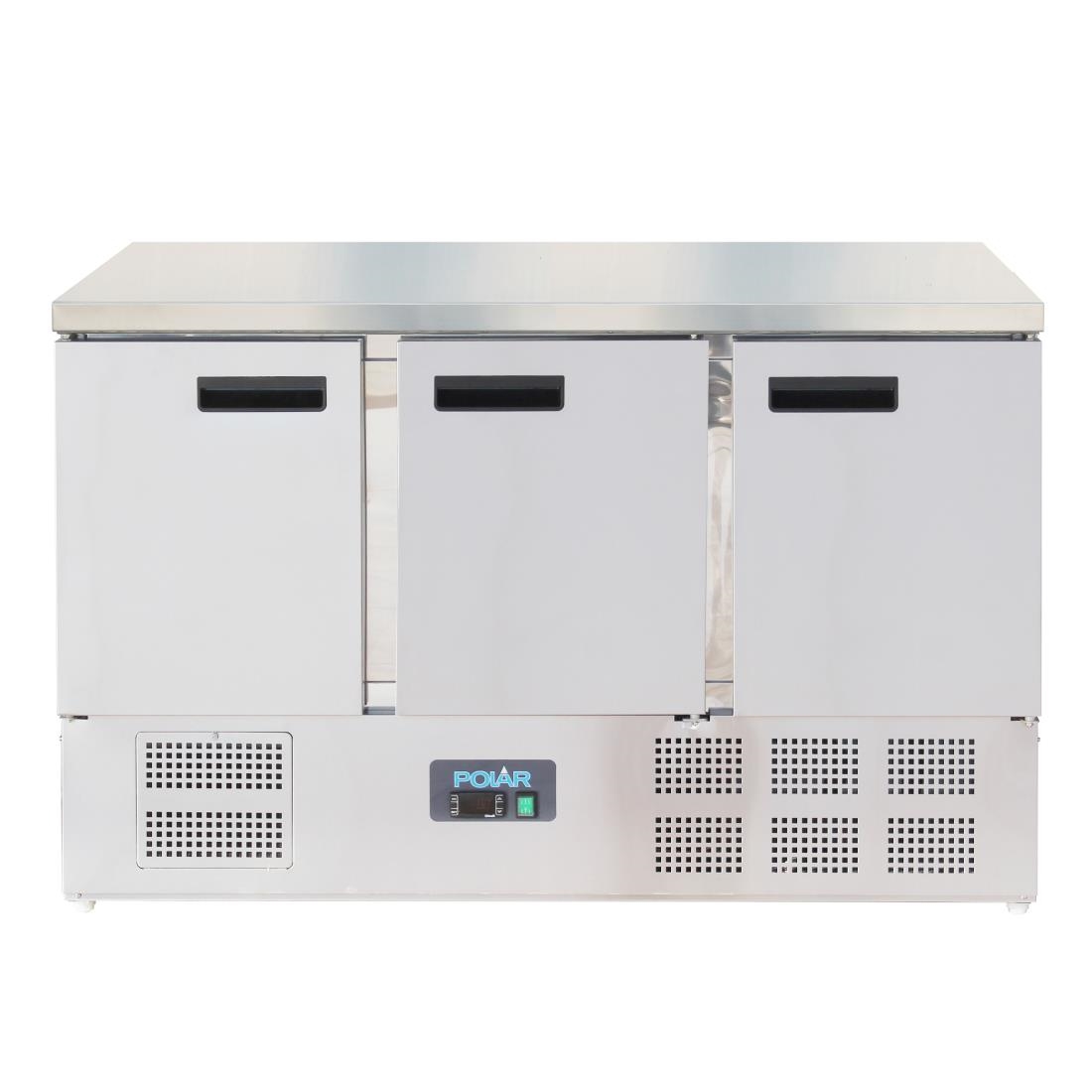 Polar G-Series Triple Door Counter Fridge - 368Ltr - Image 12