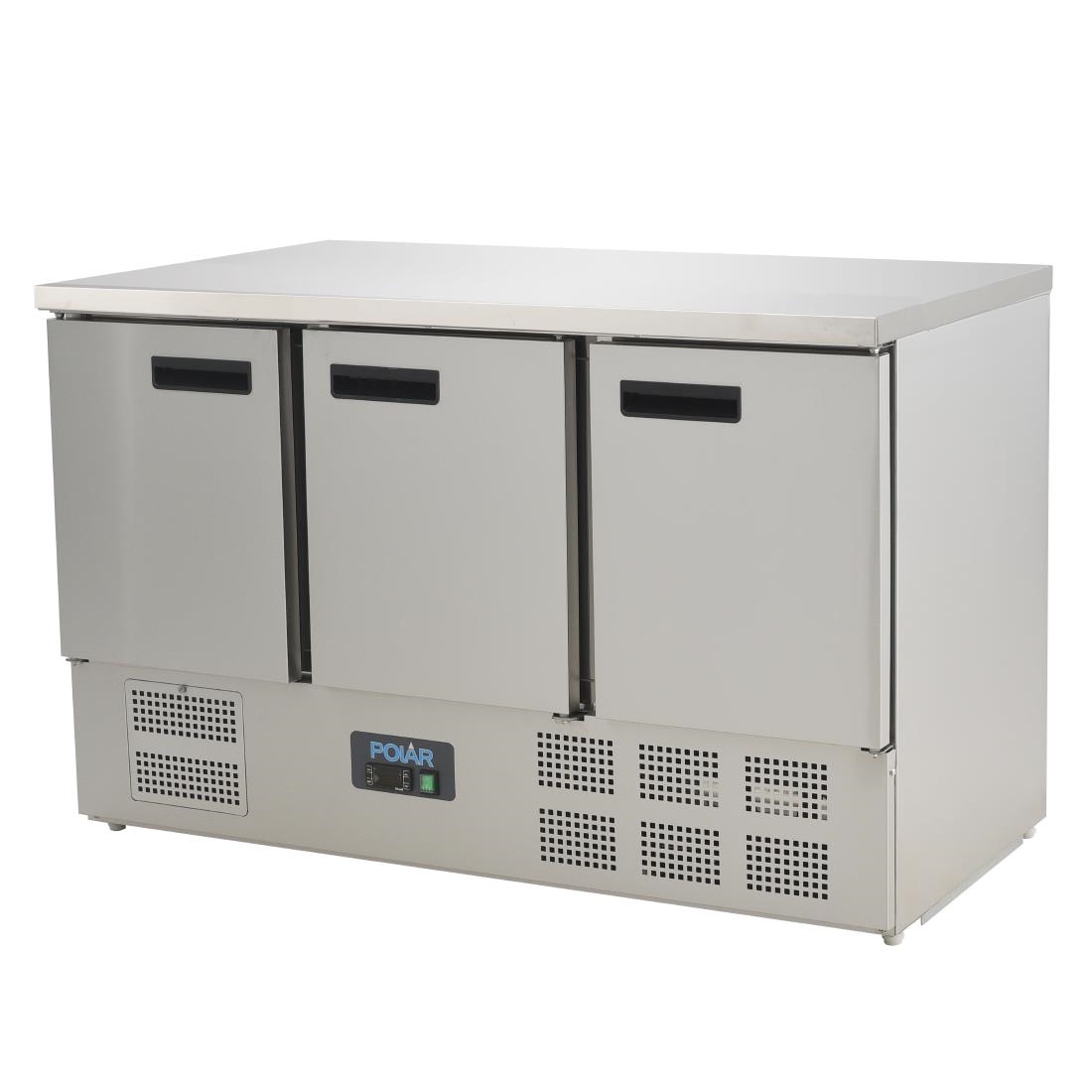 Polar G-Series Triple Door Counter Fridge - 368Ltr - Image 13
