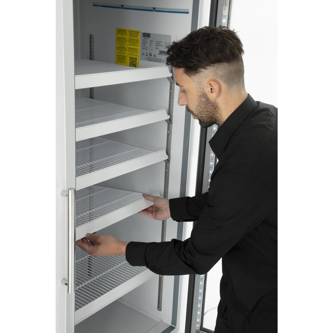 Polar G-Series Upright Display Freezer White - 920Ltr - Image 7
