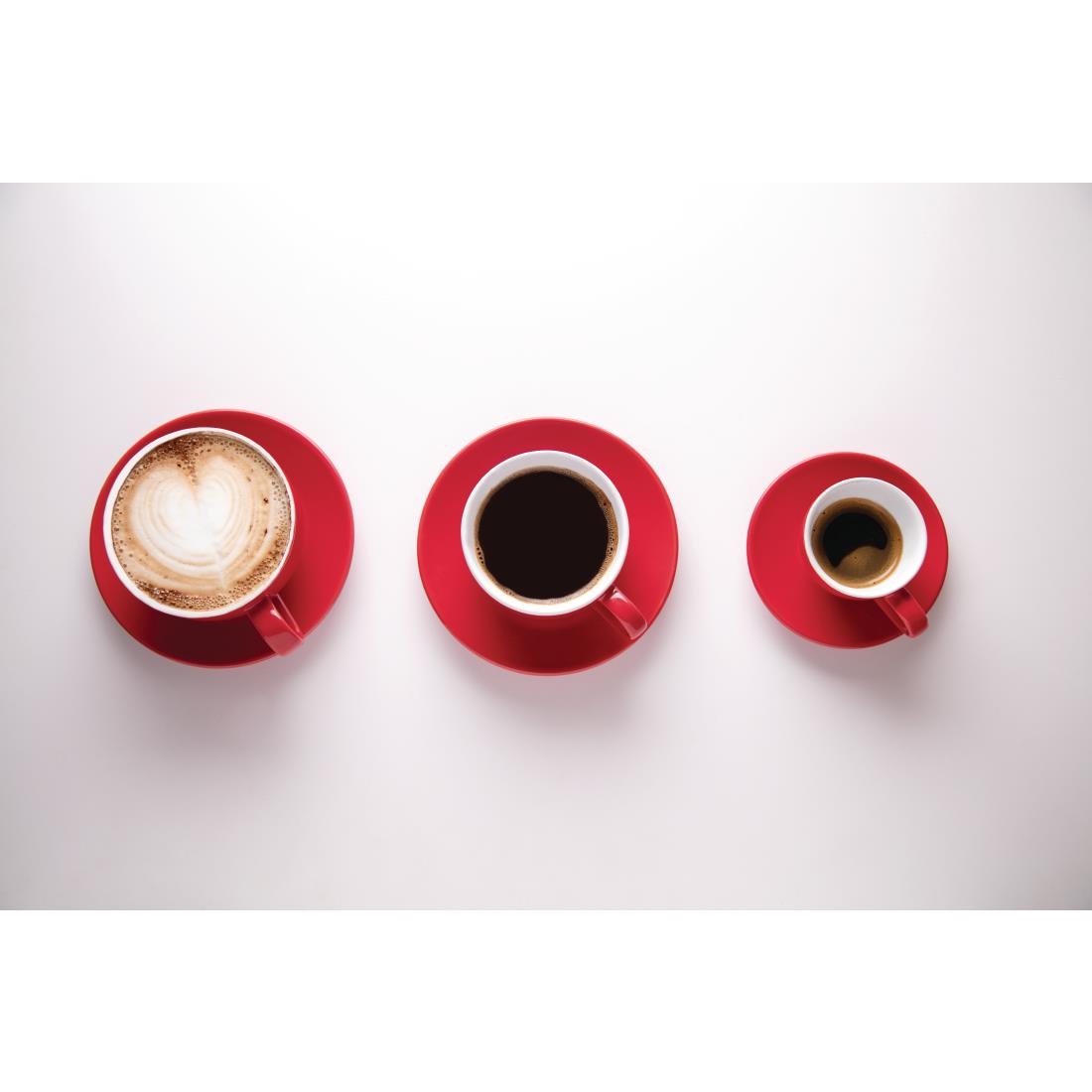 Olympia Cafe Espresso Cup Red - 100ml 3.38fl oz (Box 12) - Image 7
