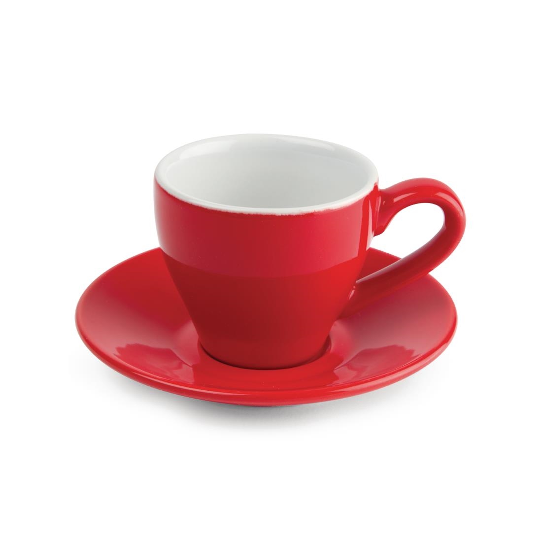 Olympia Cafe Espresso Cup Red - 100ml 3.38fl oz (Box 12) - Image 2