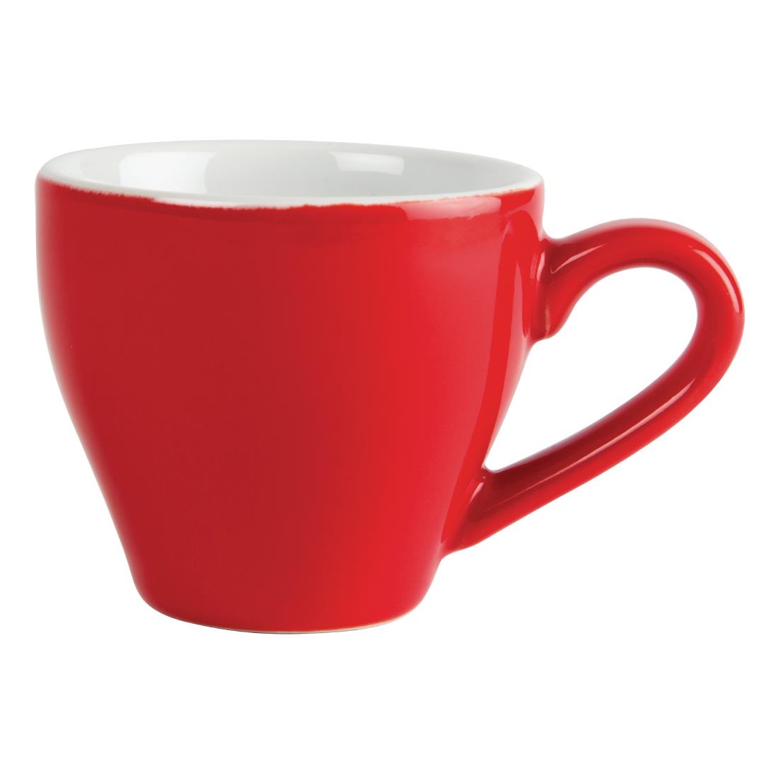 Olympia Cafe Espresso Cup Red - 100ml 3.38fl oz (Box 12) - Image 4