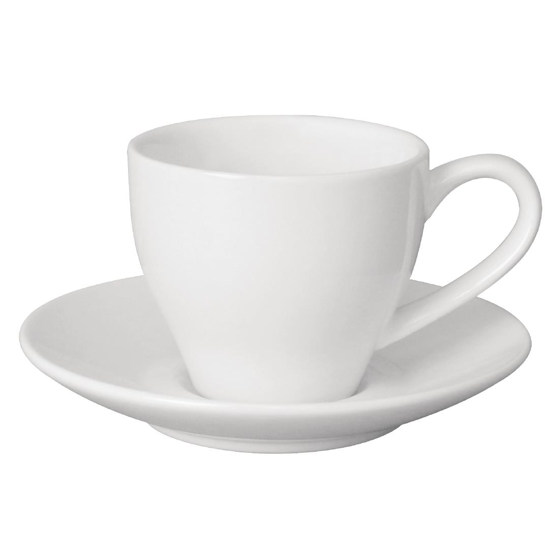 Olympia Cafe Espresso Cup White - 100ml 3.38fl oz (Box 12) - Image 3