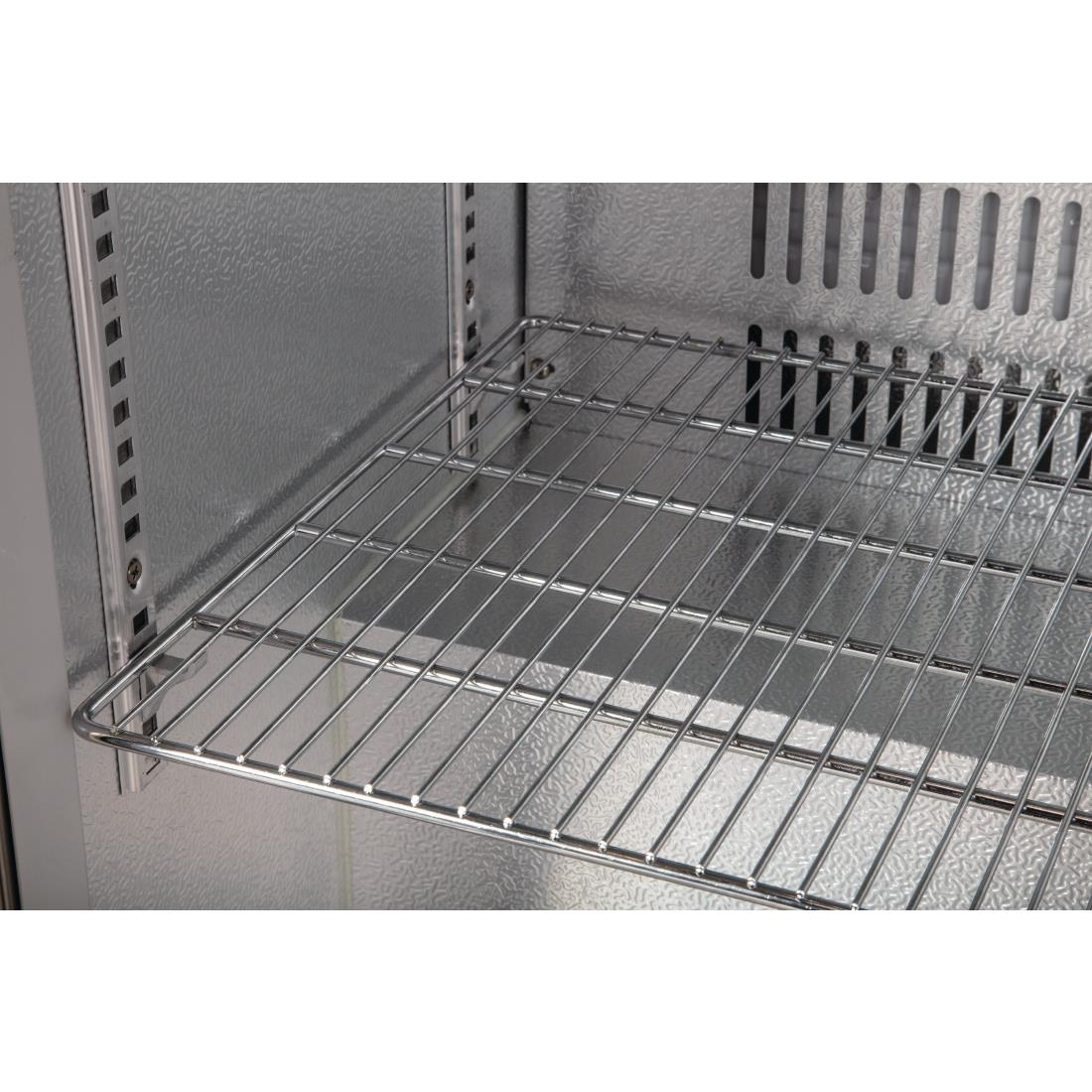 Polar G-Series Back Bar Cooler with Triple Hinged Doors Stainless Steel - 900mm - Image 3