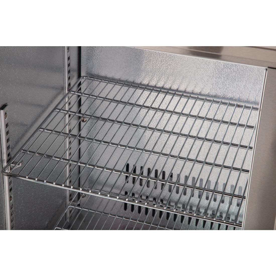 Polar G-Series Back Bar Cooler with Triple Hinged Doors Stainless Steel - 900mm - Image 4