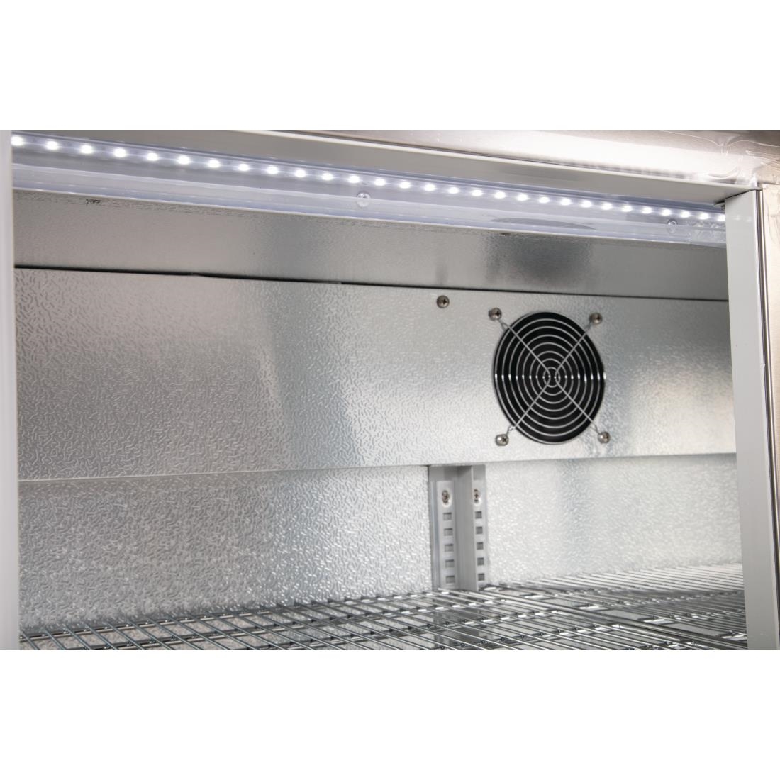 Polar G-Series Back Bar Cooler with Triple Hinged Doors Stainless Steel - 900mm - Image 10