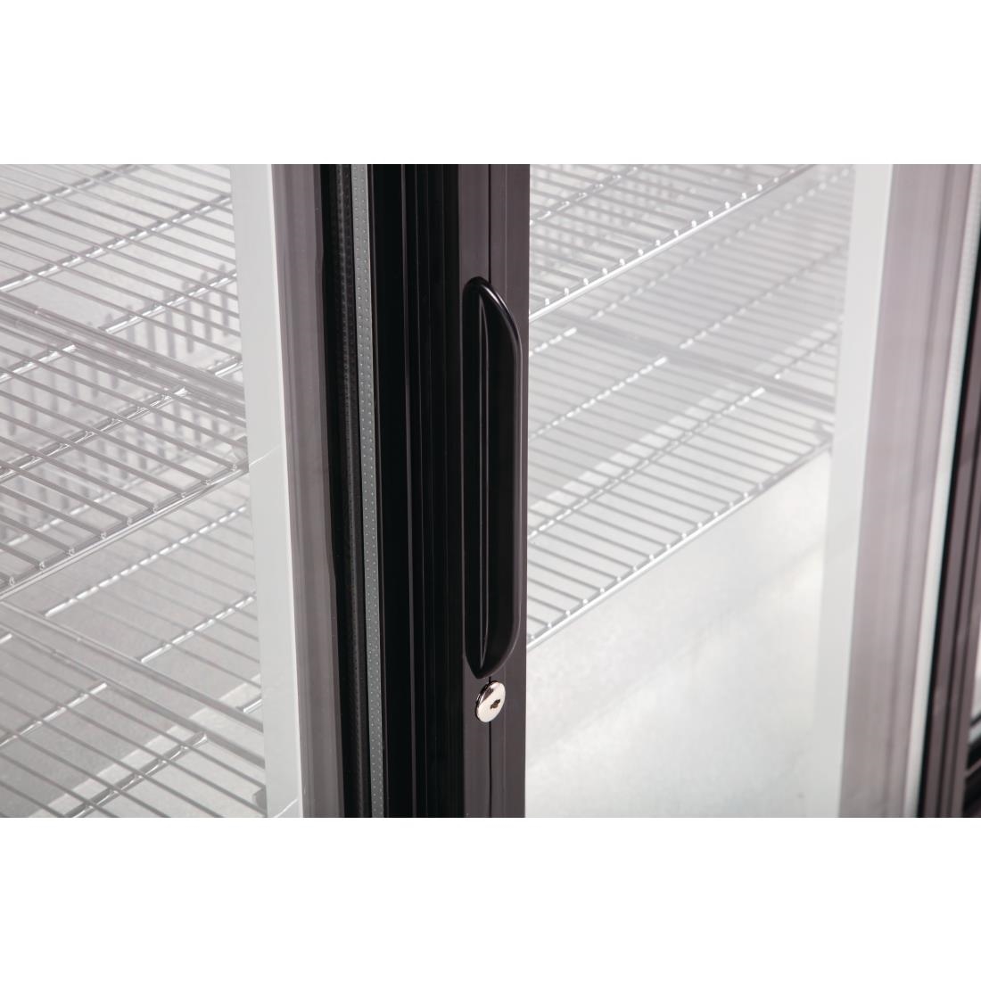 Polar G-Series Back Bar Cooler with Triple Sliding Doors Black- 850mm - Image 4