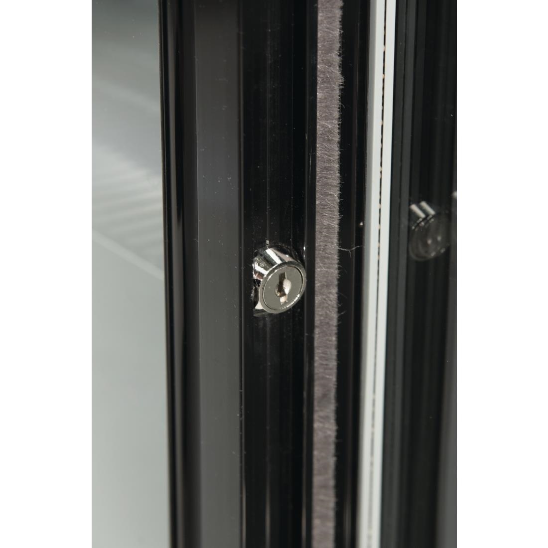 Polar G-Series Back Bar Cooler with Triple Sliding Doors Black- 850mm - Image 8