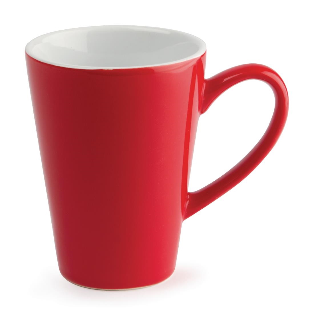 Olympia Cafe Latte Cup Red - 340ml 11.5fl oz (Box 12) - Image 2