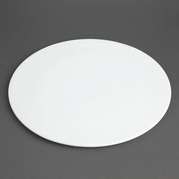 Olympia Whiteware Rimless Pizza Plate - 330mm (Box 6) - Image 4