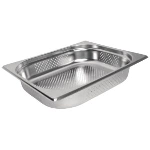 Vogue Perforated St/St - GN 1/2 65mm