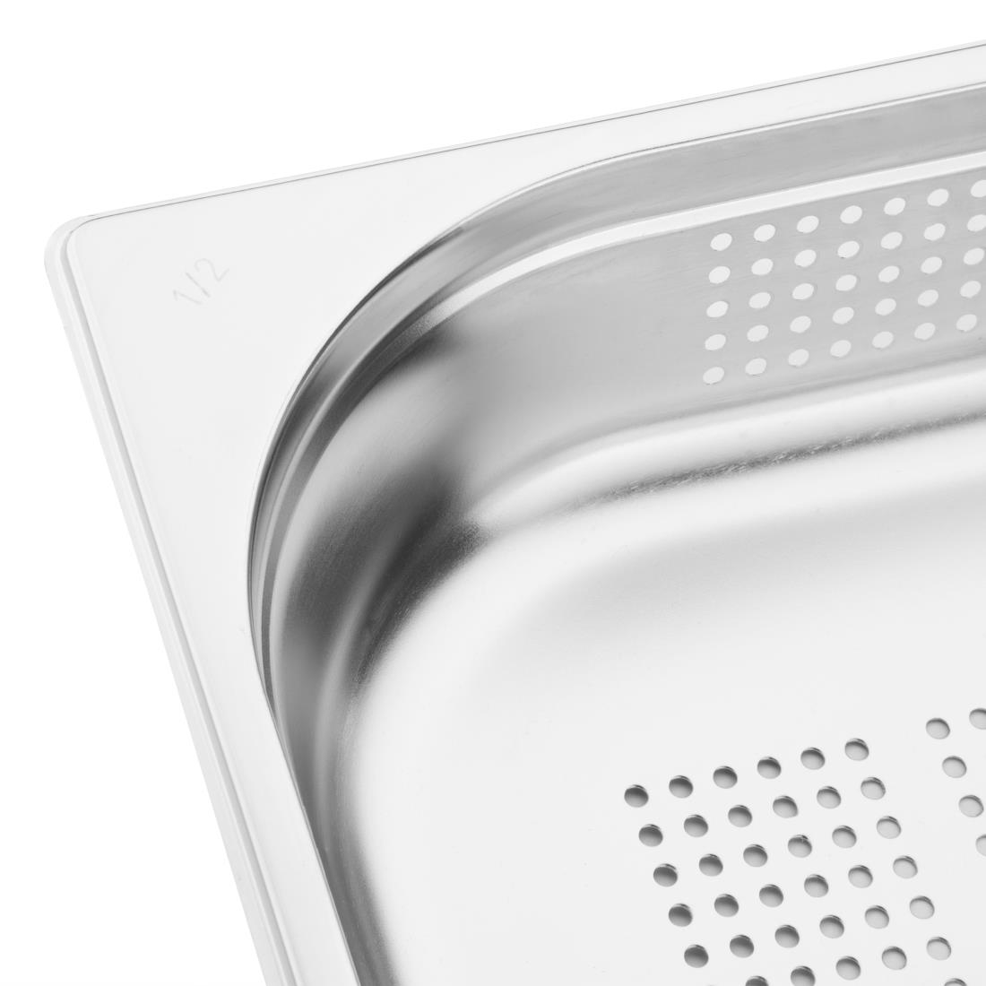 Vogue Perforated St/St - GN 1/2 65mm - Image 3