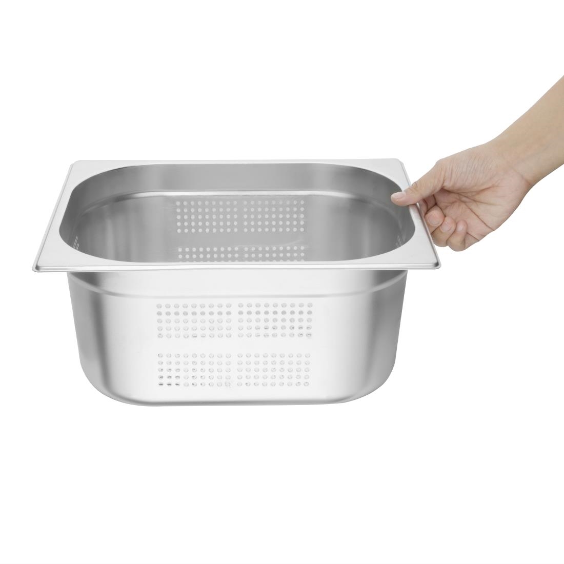 Vogue Perforated St/St - GN 1/2 150mm - Image 2