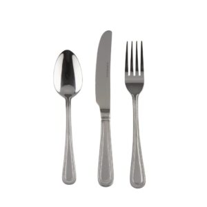 Olympia Bead Cutlery Sample Set 18/0 (Table Knife Table Fork Dessert Spoon)