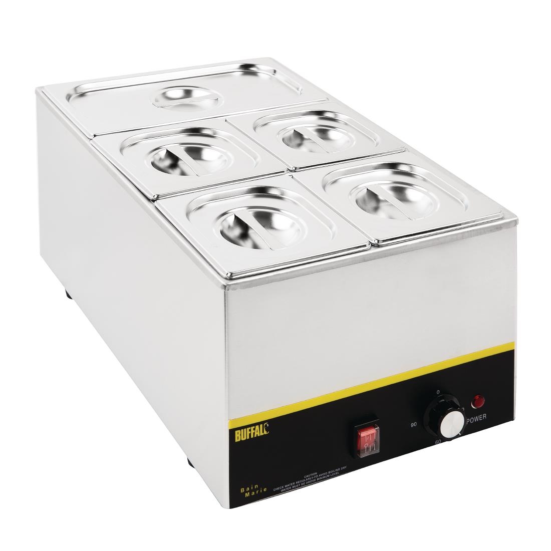 Vogue St/St GN Set - 1/3 & 4 x 1/6 with Lids 150mm (inc. Adapt Bar - 325x25mm) - Image 7