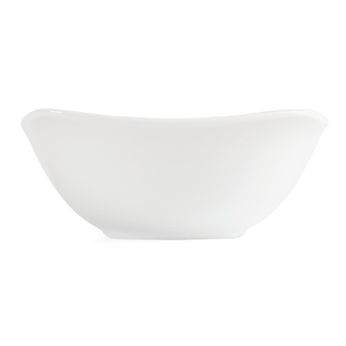 Olympia Whiteware Square Rounded Bowl - 140mm (Box 12) - Image 2