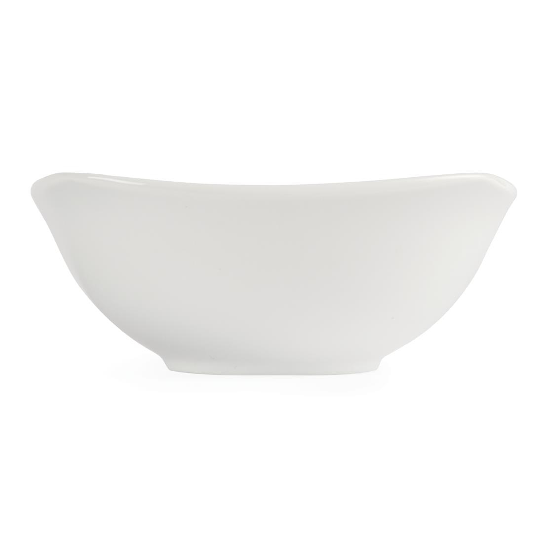Olympia Whiteware Square Rounded Bowl - 180mm (Box 12) - Image 2