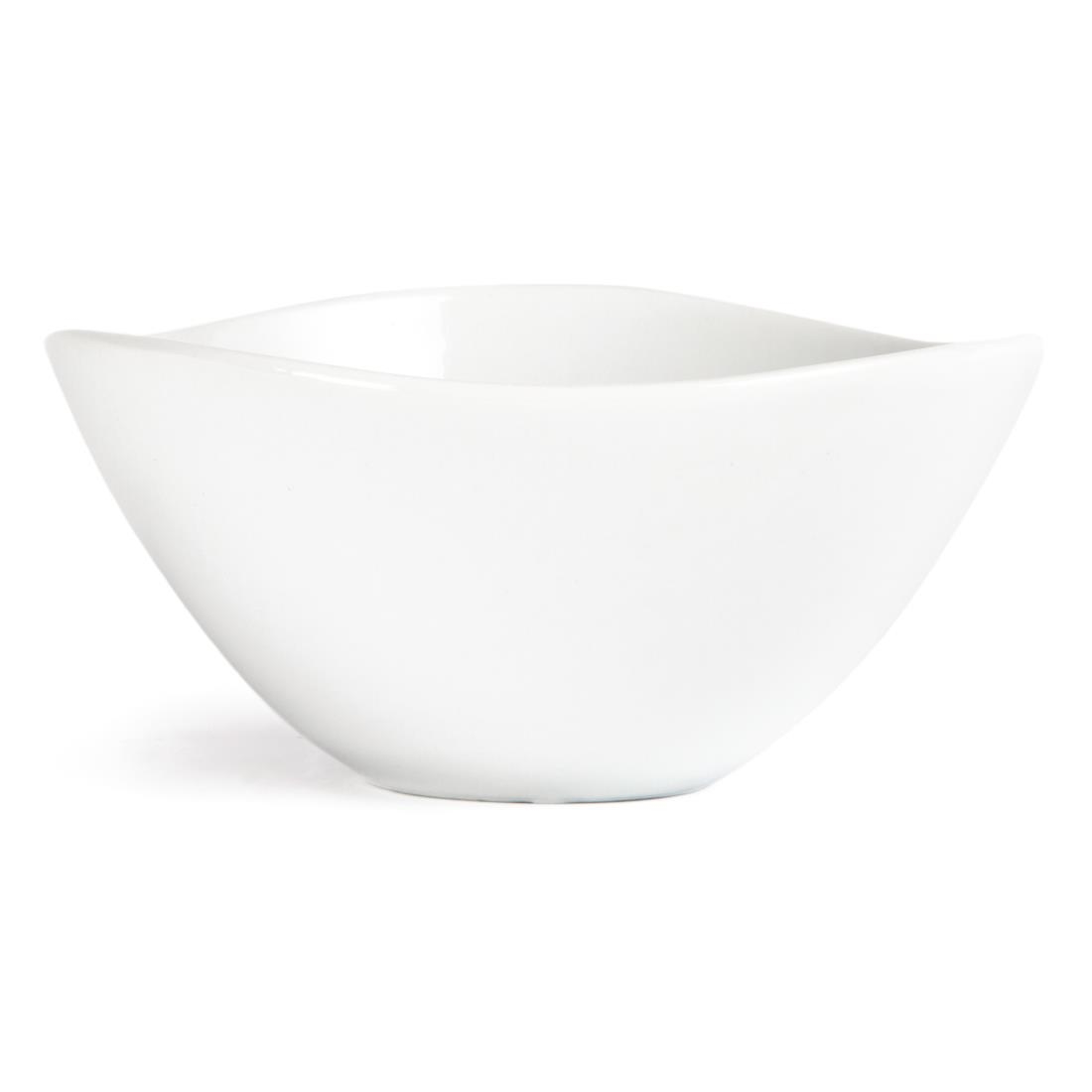 Olympia Whiteware Wavy Bowl White - 150mm (Box 12) - Image 2