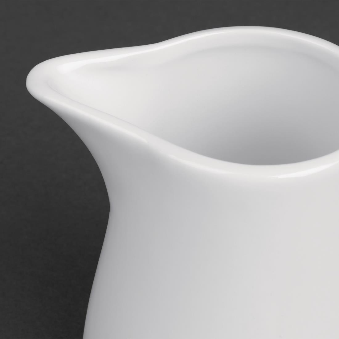 Olympia Whiteware Jug - 212ml 7.16fl oz (Box 6) - Image 4