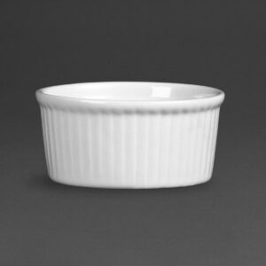 Olympia Whiteware Ramekin - 80mm 90ml 3.04fl oz (Box 12)