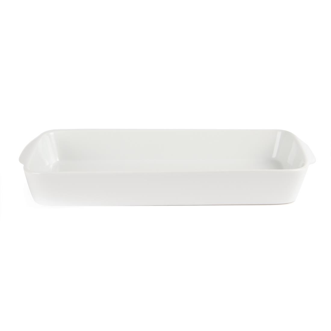 Olympia Whiteware Oblong Roaster - 50x395x219mm (Box 6) - Image 3