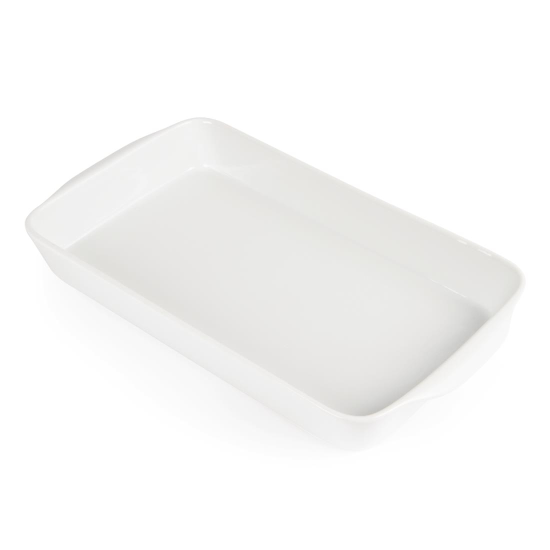 Olympia Whiteware Oblong Roaster - 50x395x219mm (Box 6) - Image 4