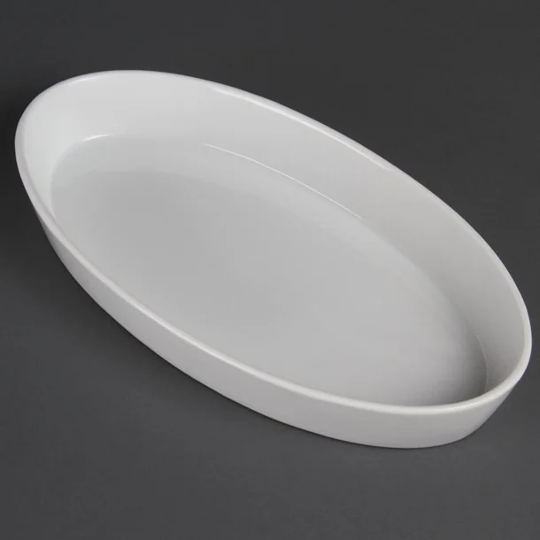 Olympia Whiteware Oval Sole Dish - 42x330x180mm (Box 6) - Image 2