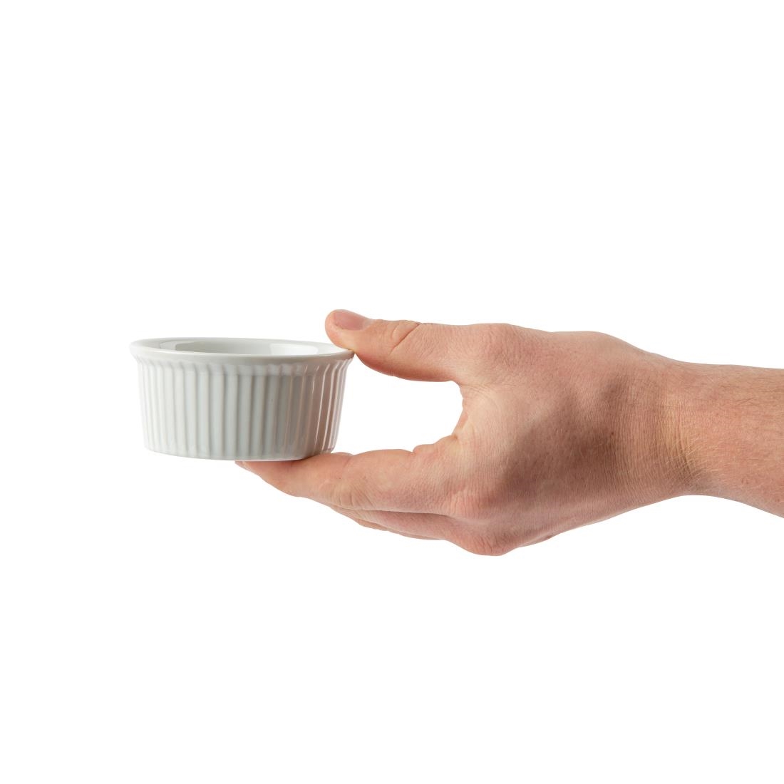 Olympia Whiteware Ramekin - 85mm (Box 12) - Image 6