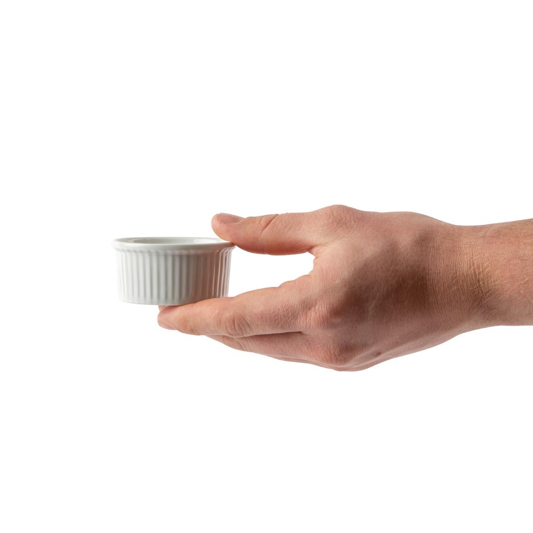 Olympia Whiteware Ramekin - 70mm (Box 12) - Image 2