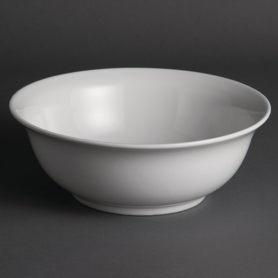 Olympia Whiteware Salad Bowl - 235mm (Box 6) - Image 2