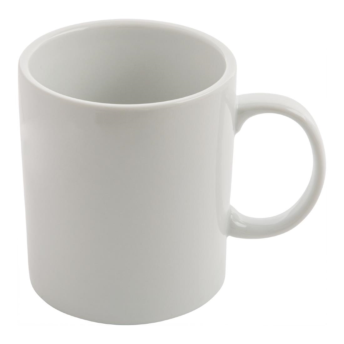 Olympia Whiteware Large Mug White - 480ml 16.2fl oz (Box 12) - Image 3