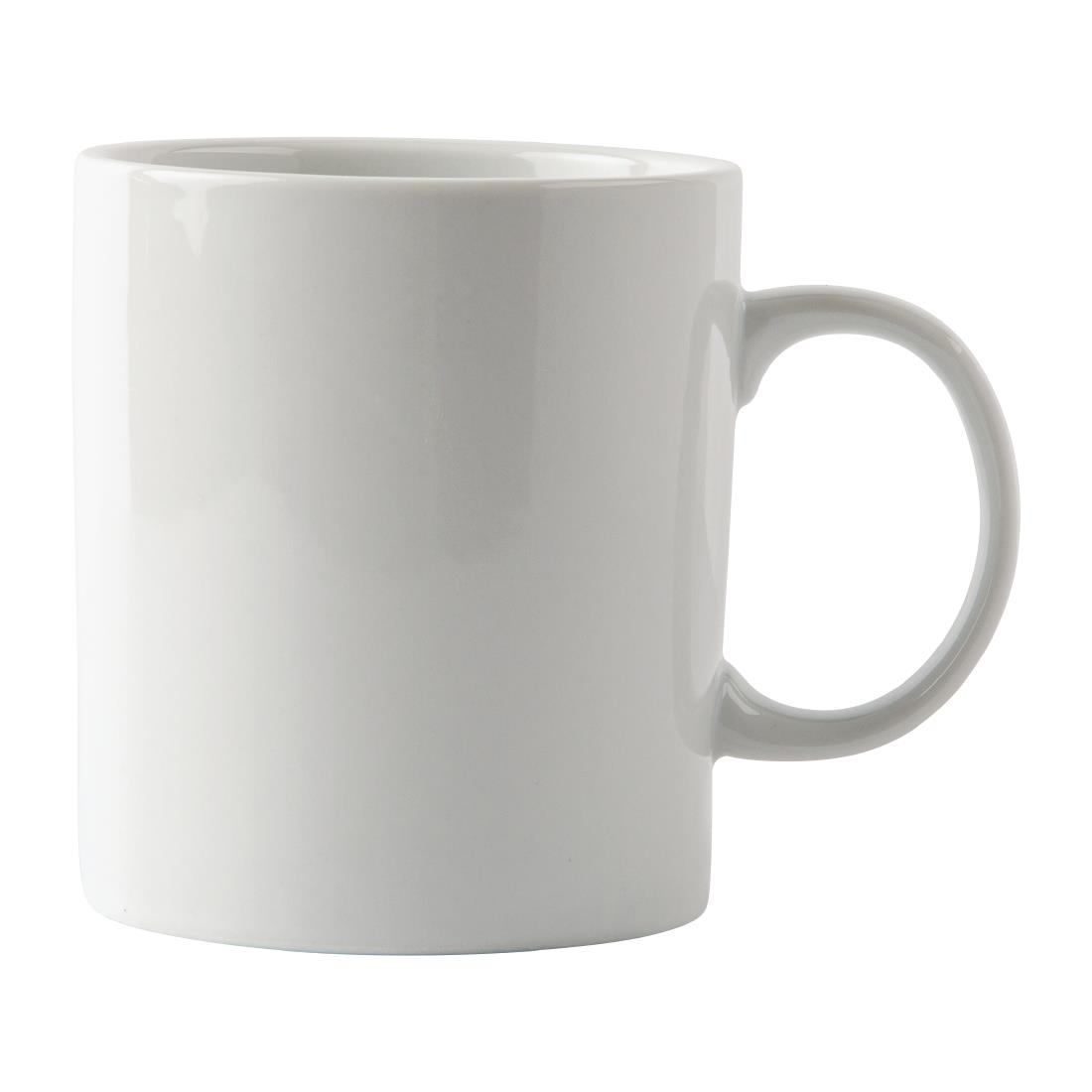 Olympia Whiteware Large Mug White - 480ml 16.2fl oz (Box 12) - Image 4