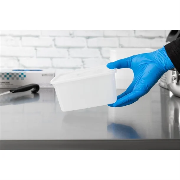 Nitrile Powder Free BLUE Gloves - (10x100) - Image 5