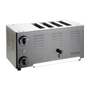 Rowlett Regent 4 Slot Toaster Quartz Grey with Spare Elements