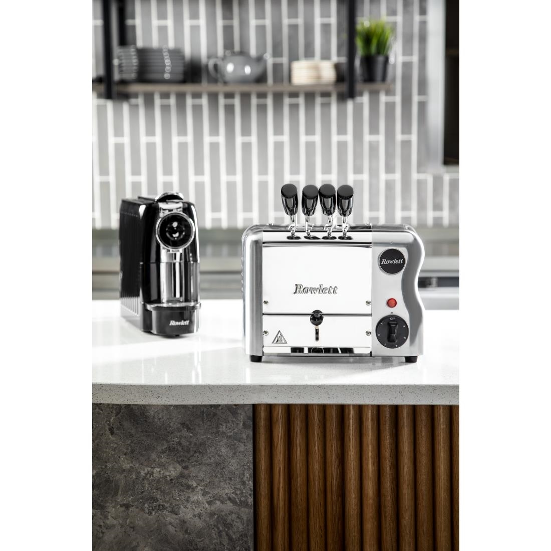 Rowlett Esprit 2 Slot Toaster Chrome with Elements & Sandwich Cage - Image 9