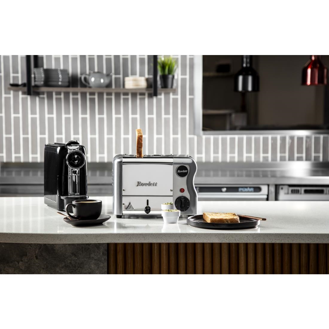 Rowlett Esprit 2 Slot Toaster Chrome with Elements & Sandwich Cage - Image 10