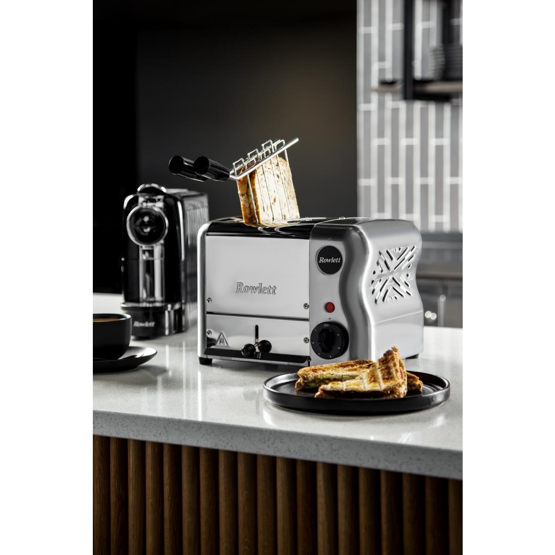 Rowlett Esprit 2 Slot Toaster Chrome with Elements & Sandwich Cage - Image 11