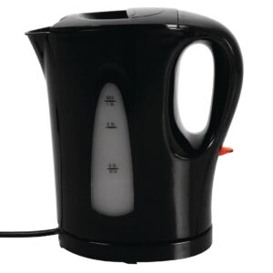 Caterlite Hotel Room Kettle Plastic Black - 1.0Ltr