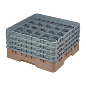 Cambro Camrack Beige 25 Compartments Max Glass - Height 215mm