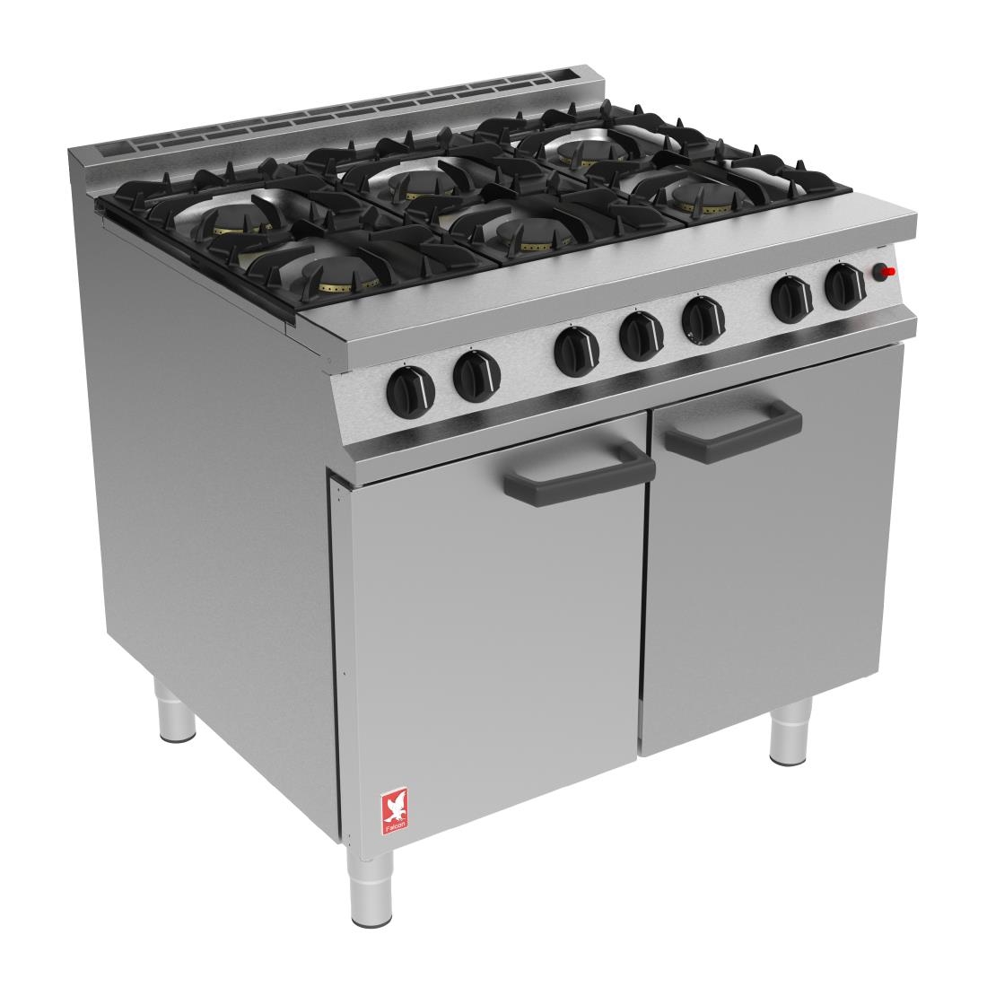 Falcon 6 Burner Dominator Plus Range Natural with Feet