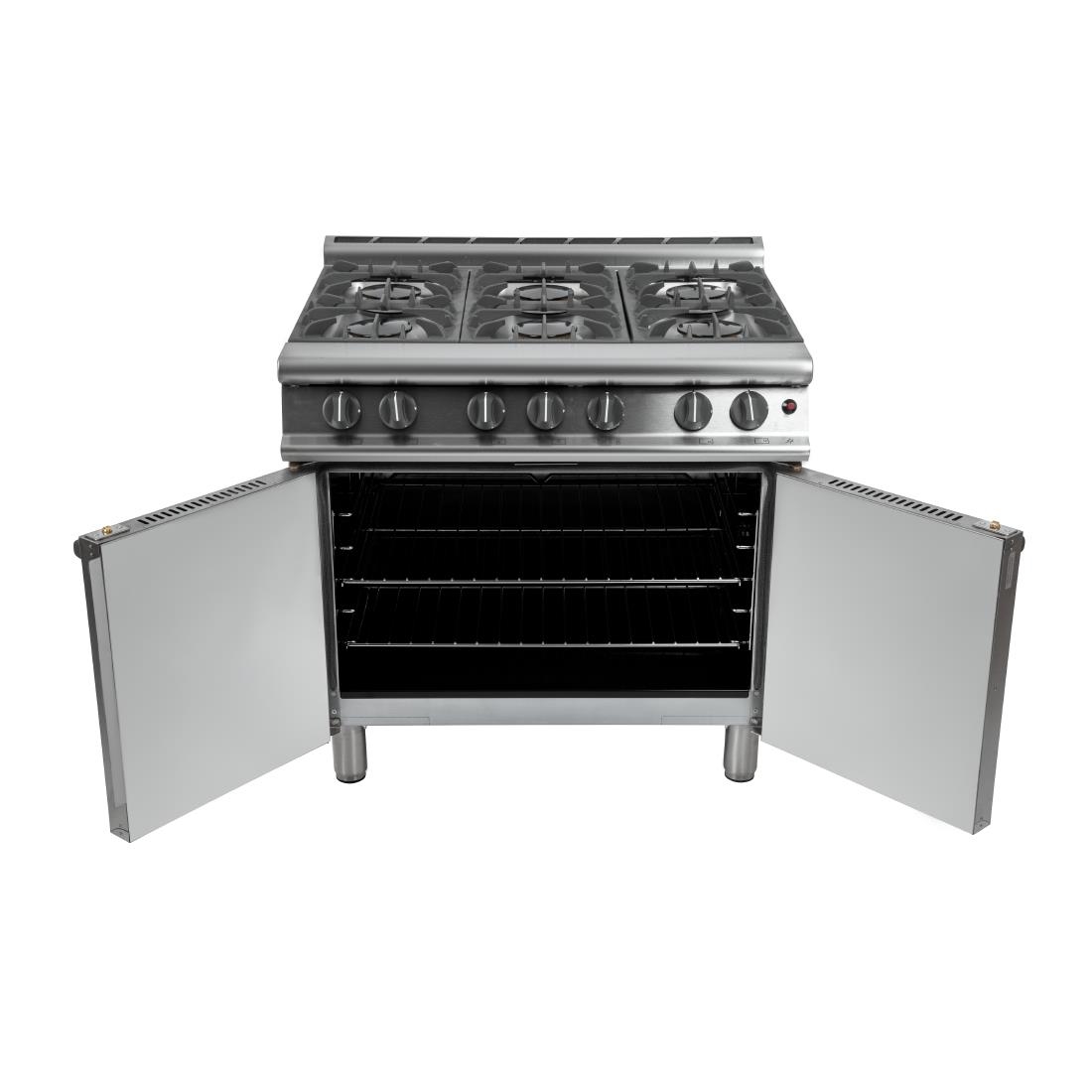 Falcon 6 Burner Dominator Plus Range Natural with Feet - Image 4