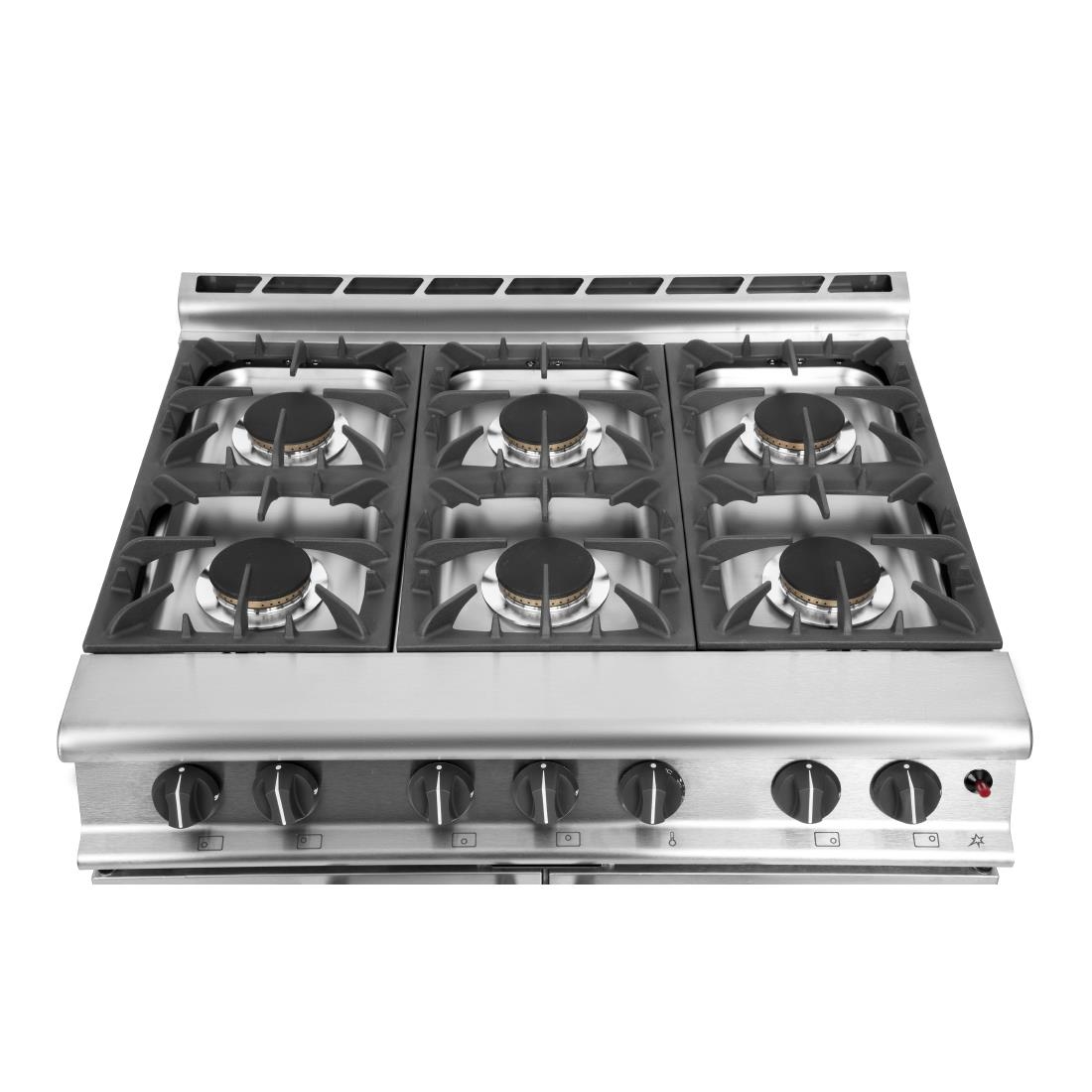 Falcon 6 Burner Dominator Plus Range Natural with Feet - Image 6