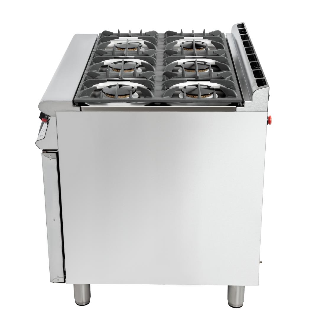 Falcon 6 Burner Dominator Plus Range Natural with Feet - Image 11