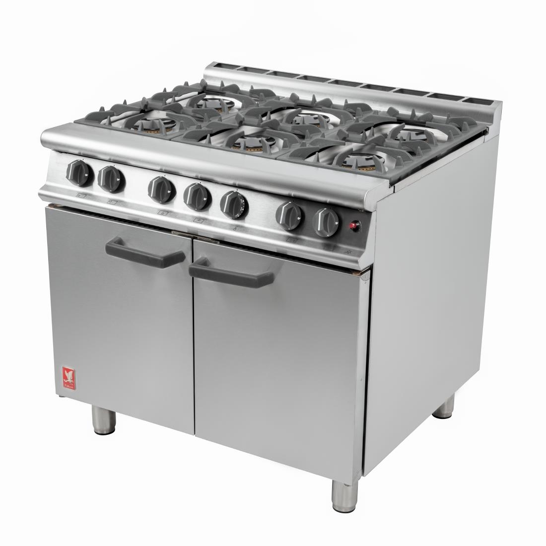 Falcon 6 Burner Dominator Plus Range Natural with Feet - Image 12