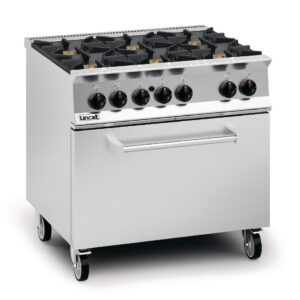 Lincat 6 Burner Range with Drop Door Propane Gas (Direct)