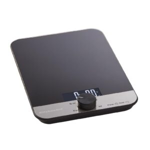 KitchenAid Global Digital Glass Kitchen Scales Black - 5000g