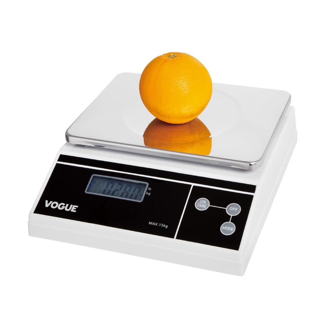 Vogue Digital Platform Scale (Not Gov Stamped) 15kg Grad. 5g kg/lbs - Image 7