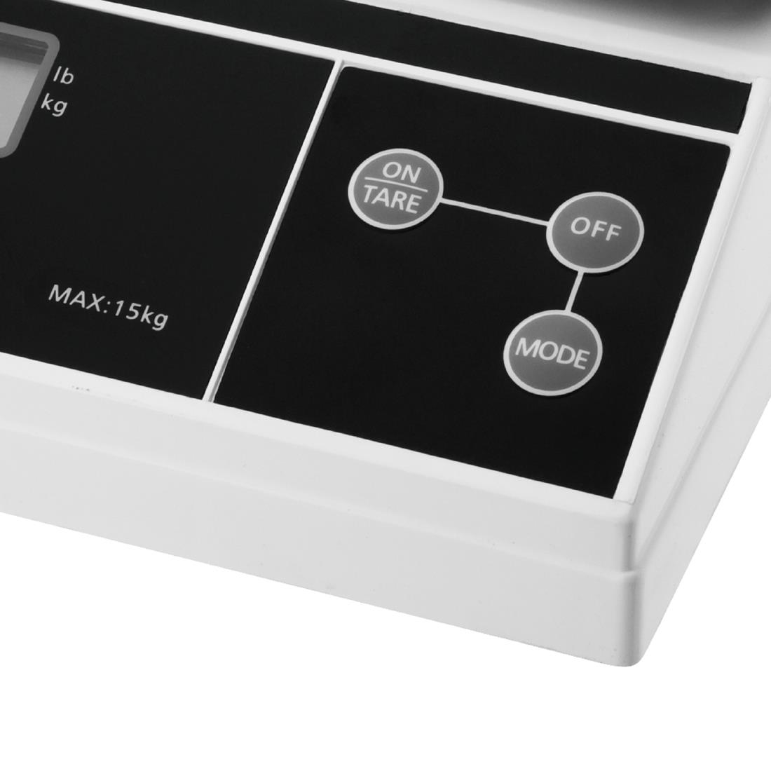 Vogue Digital Platform Scale (Not Gov Stamped) 15kg Grad. 5g kg/lbs - Image 8