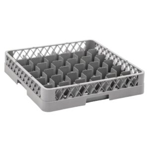 Vogue Glass Dishwasher Rack - 100x500x500mm (36 Compartments)